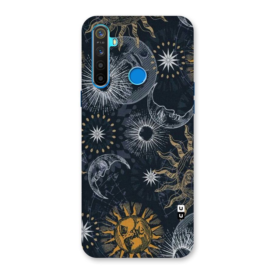 Moon And Sun Back Case for Realme 5s