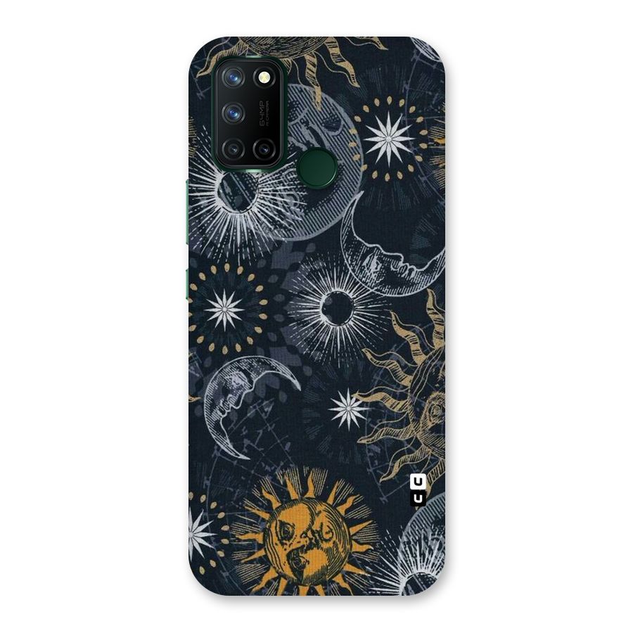 Moon And Sun Back Case for Realme 7i