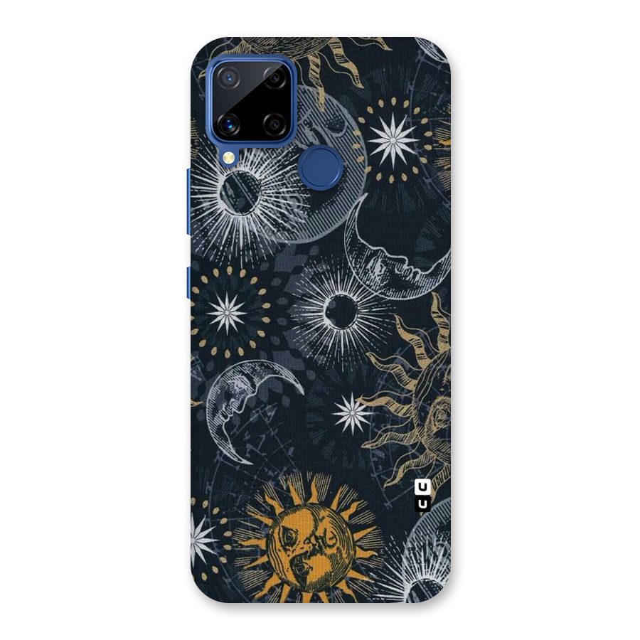 Moon And Sun Back Case for Realme C12