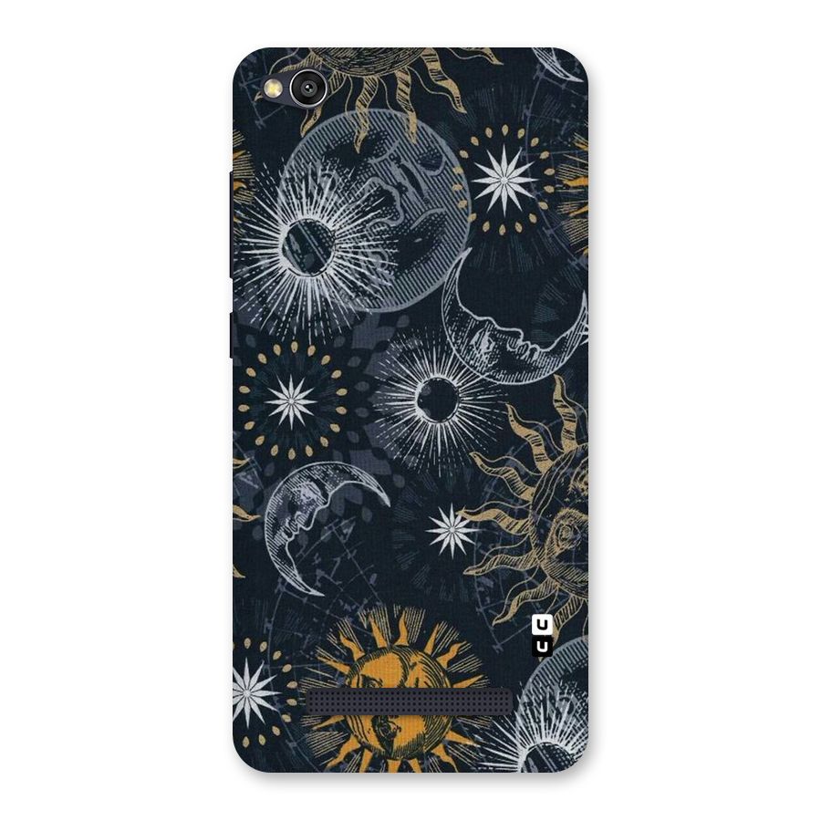 Moon And Sun Back Case for Redmi 4A