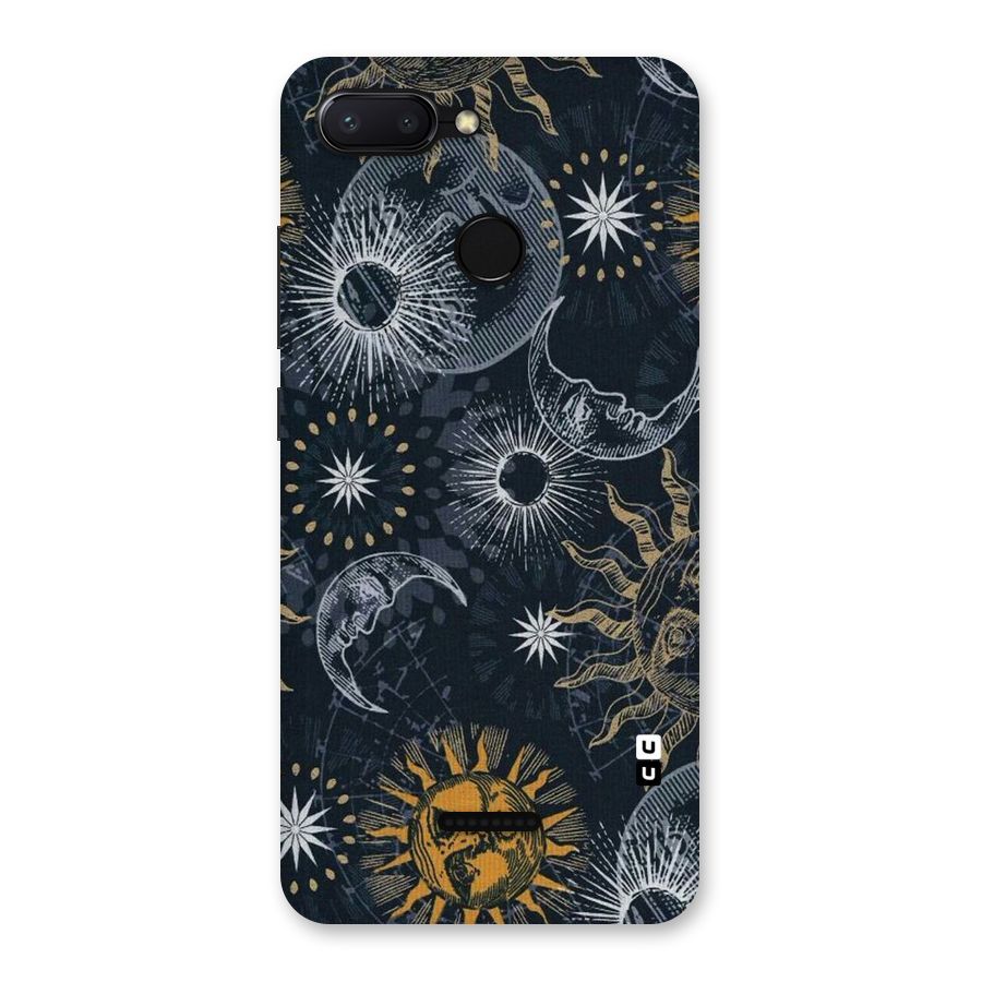 Moon And Sun Back Case for Redmi 6