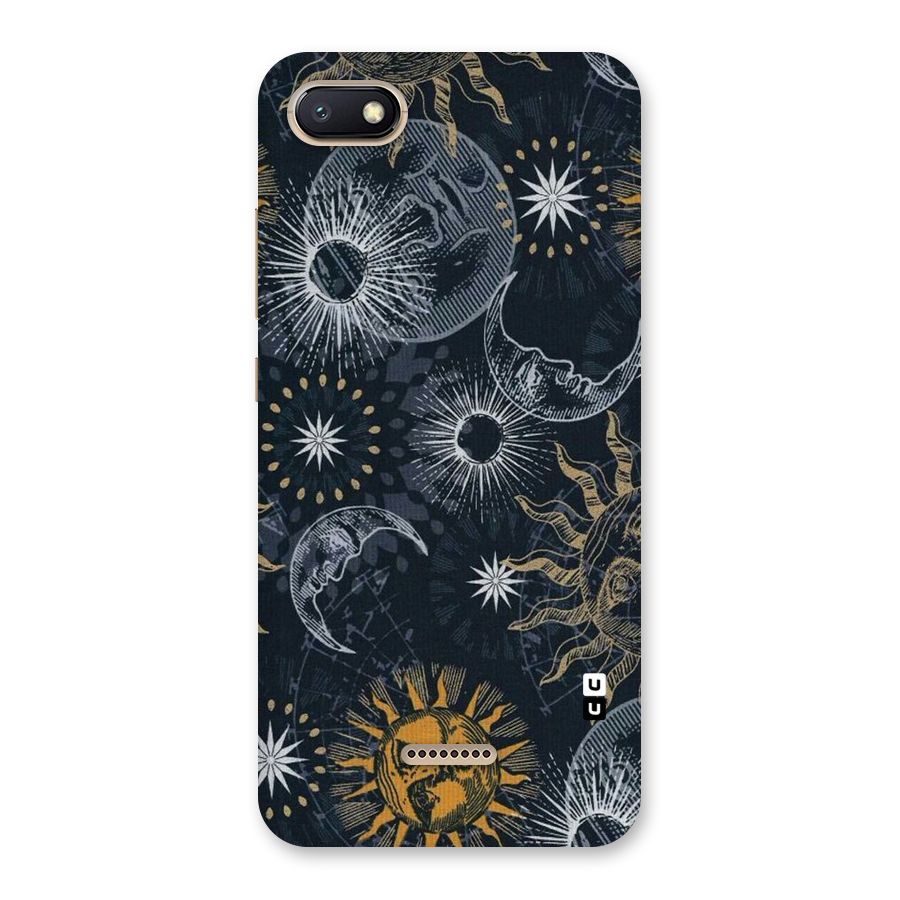 Moon And Sun Back Case for Redmi 6A