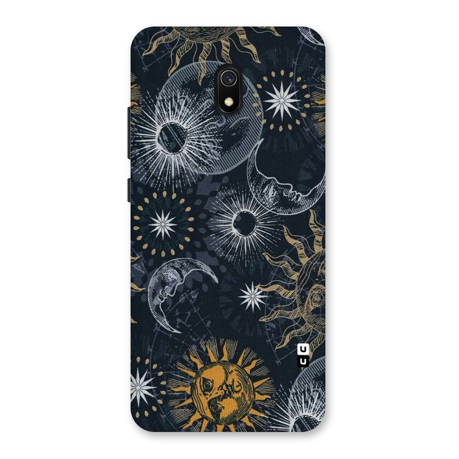Moon And Sun Back Case for Redmi 8A