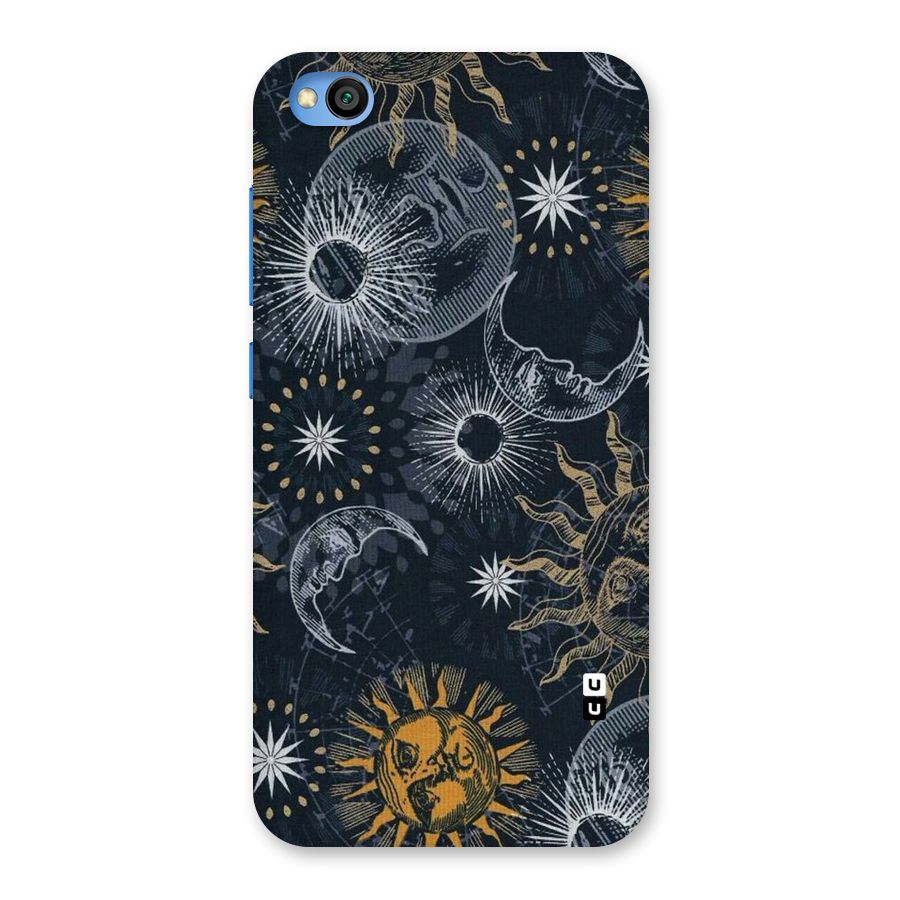 Moon And Sun Back Case for Redmi Go