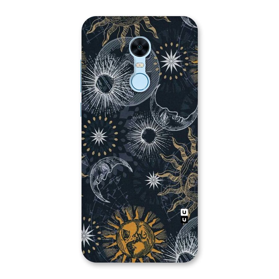 Moon And Sun Back Case for Redmi Note 5