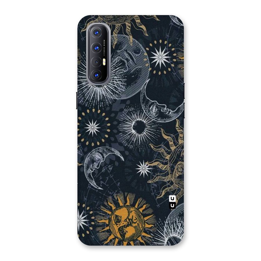 Moon And Sun Back Case for Reno3 Pro