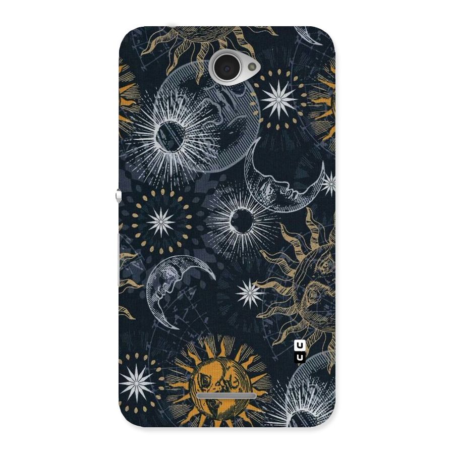 Moon And Sun Back Case for Sony Xperia E4