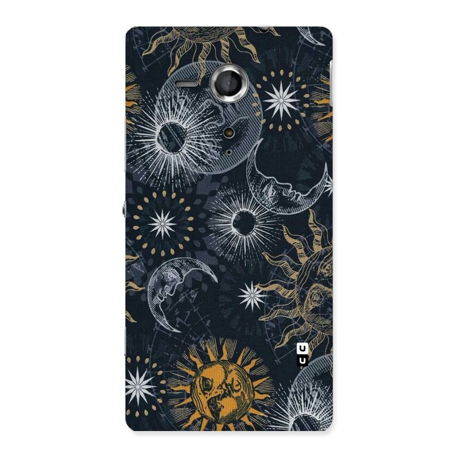 Moon And Sun Back Case for Sony Xperia SP