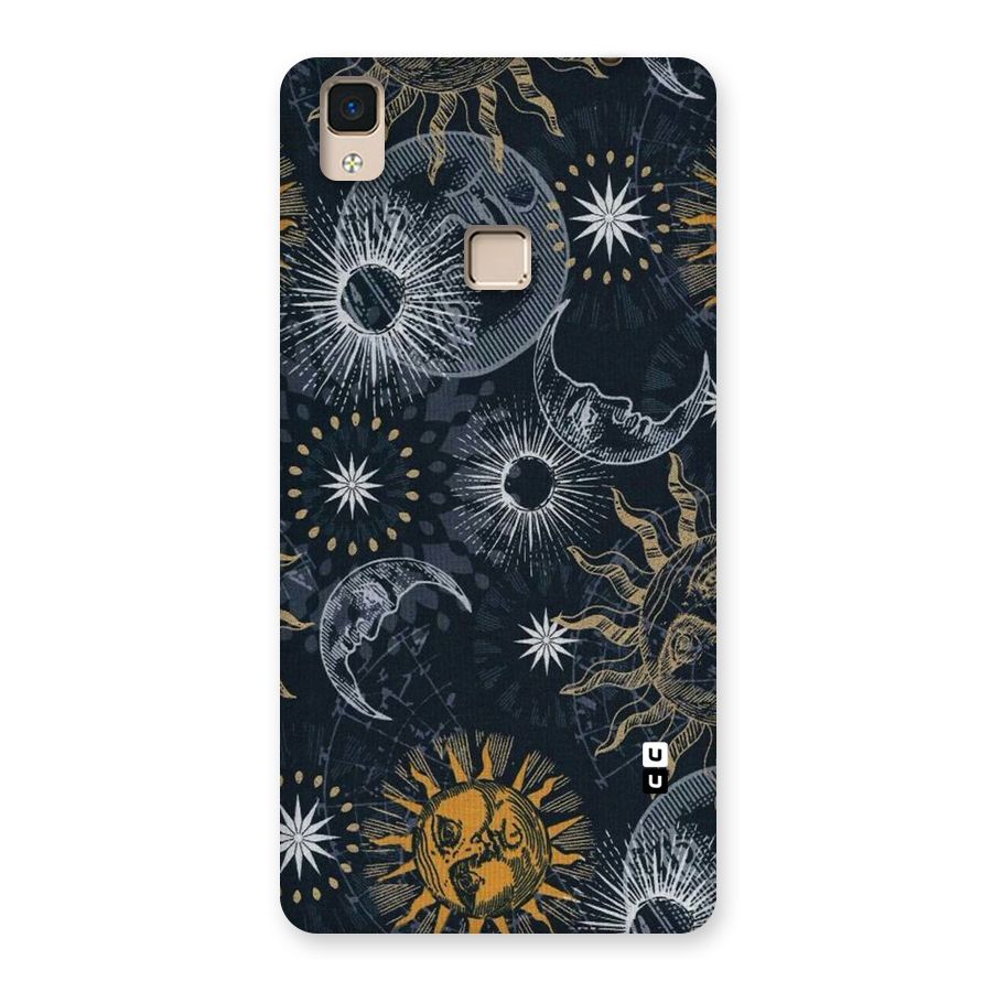Moon And Sun Back Case for V3 Max