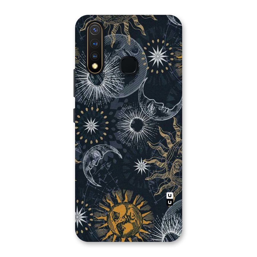 Moon And Sun Back Case for Vivo U20