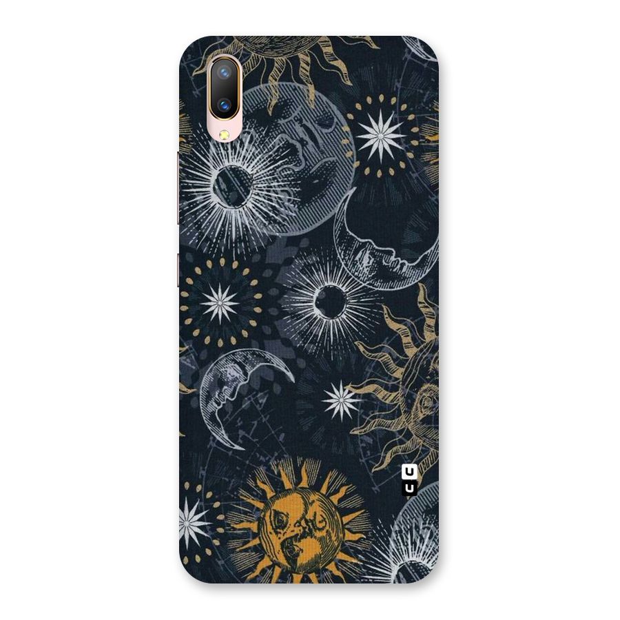 Moon And Sun Back Case for Vivo V11 Pro