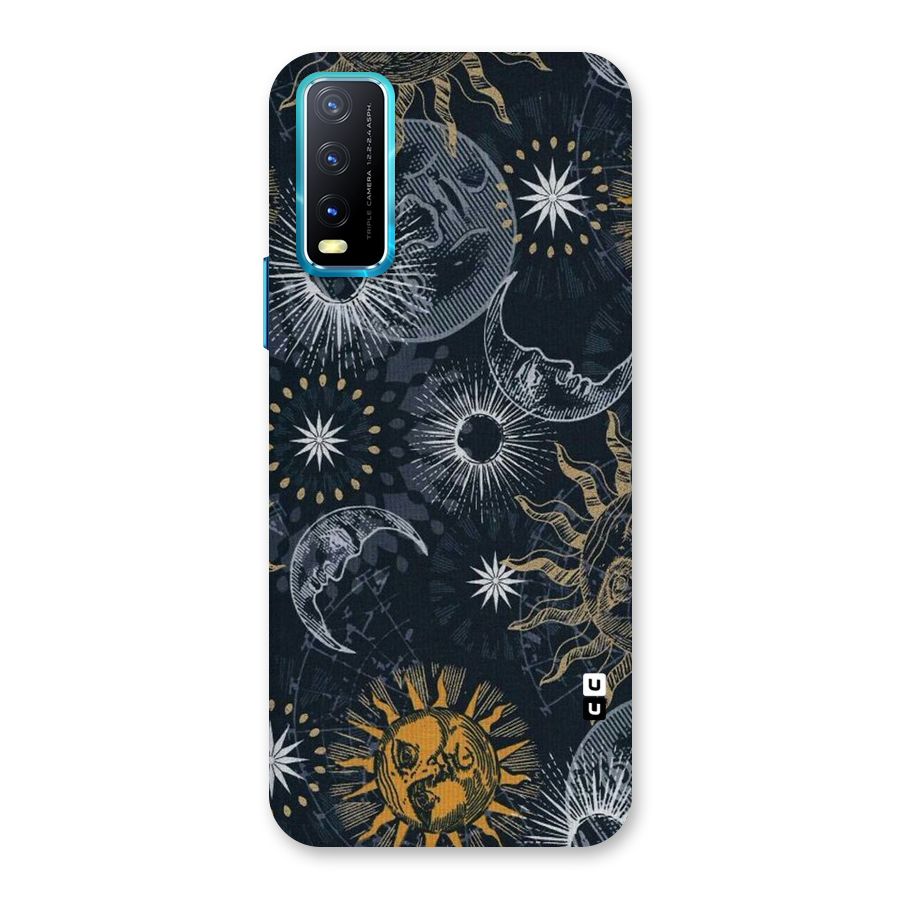 Moon And Sun Back Case for Vivo Y20G