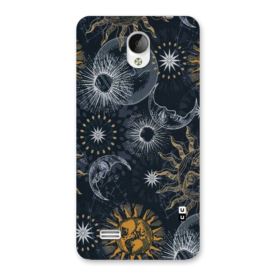 Moon And Sun Back Case for Vivo Y21