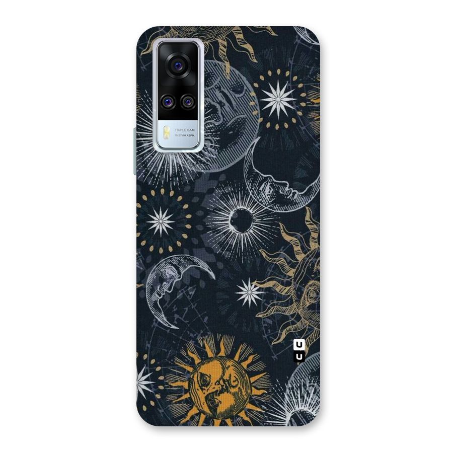 Moon And Sun Back Case for Vivo Y31