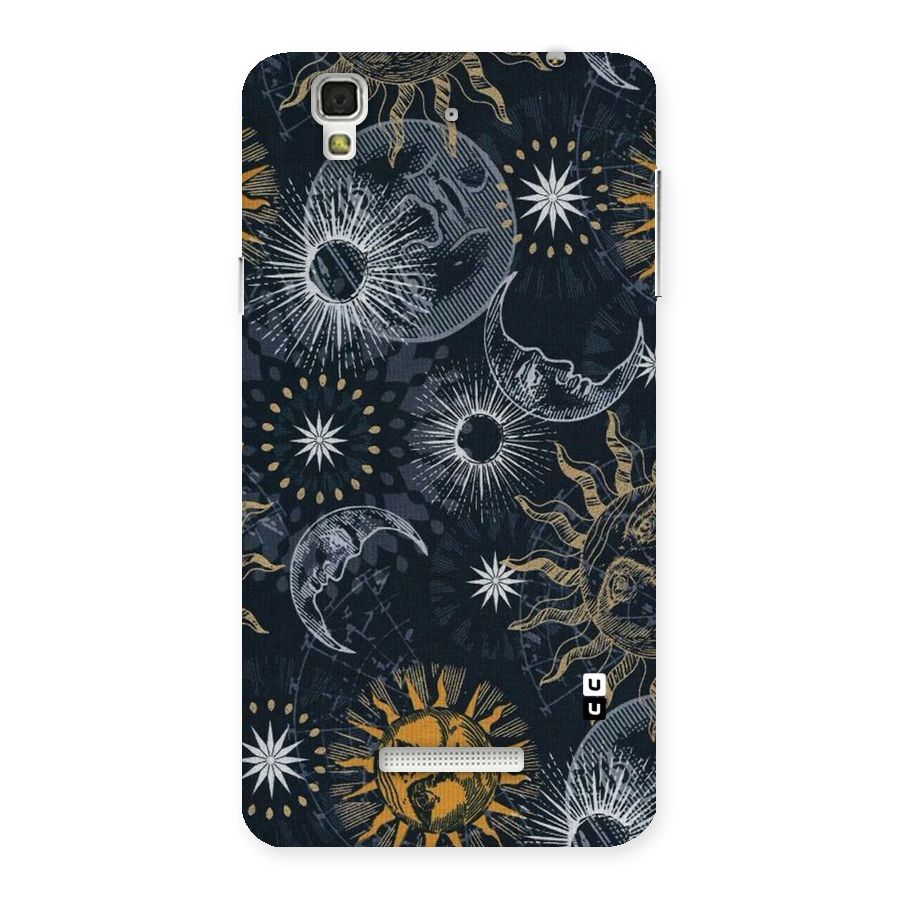 Moon And Sun Back Case for YU Yureka Plus
