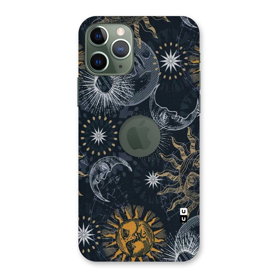 Moon And Sun Back Case for iPhone 11 Pro Logo  Cut