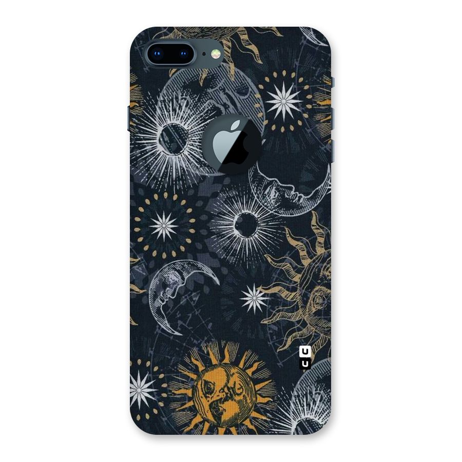 Moon And Sun Back Case for iPhone 7 Plus Logo Cut