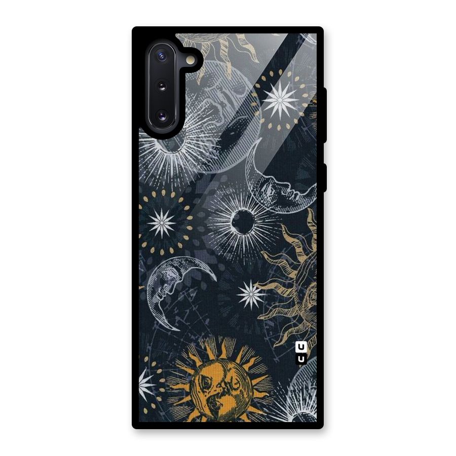 Moon And Sun Glass Back Case for Galaxy Note 10
