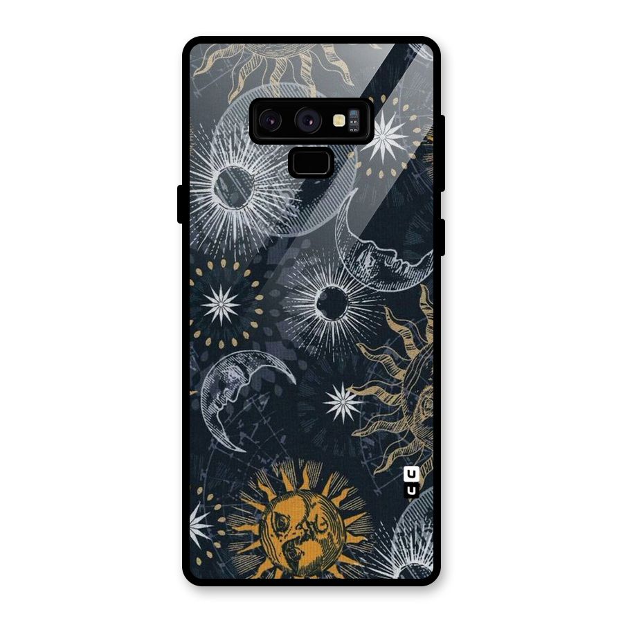 Moon And Sun Glass Back Case for Galaxy Note 9