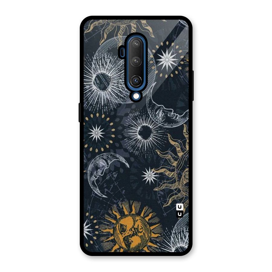 Moon And Sun Glass Back Case for OnePlus 7T Pro