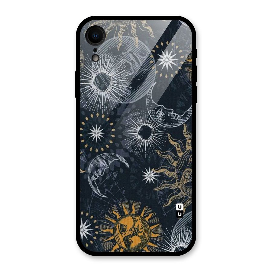 Moon And Sun Glass Back Case for XR