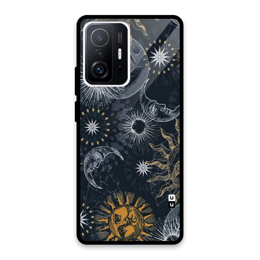 Moon And Sun Glass Back Case for Xiaomi 11T Pro