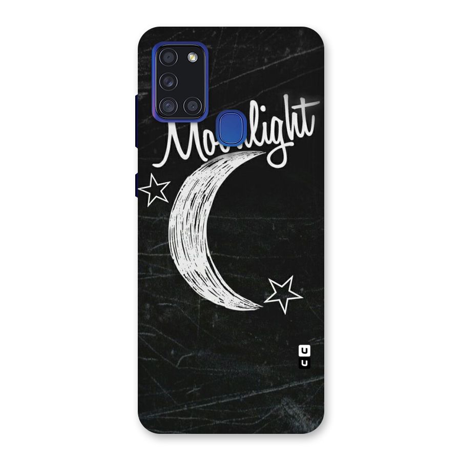 Moon Light Back Case for Galaxy A21s