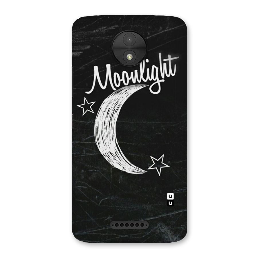 Moon Light Back Case for Moto C