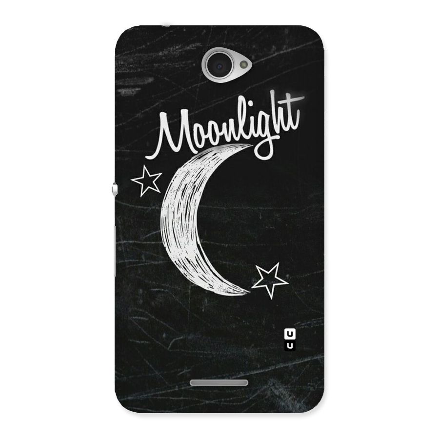 Moon Light Back Case for Sony Xperia E4