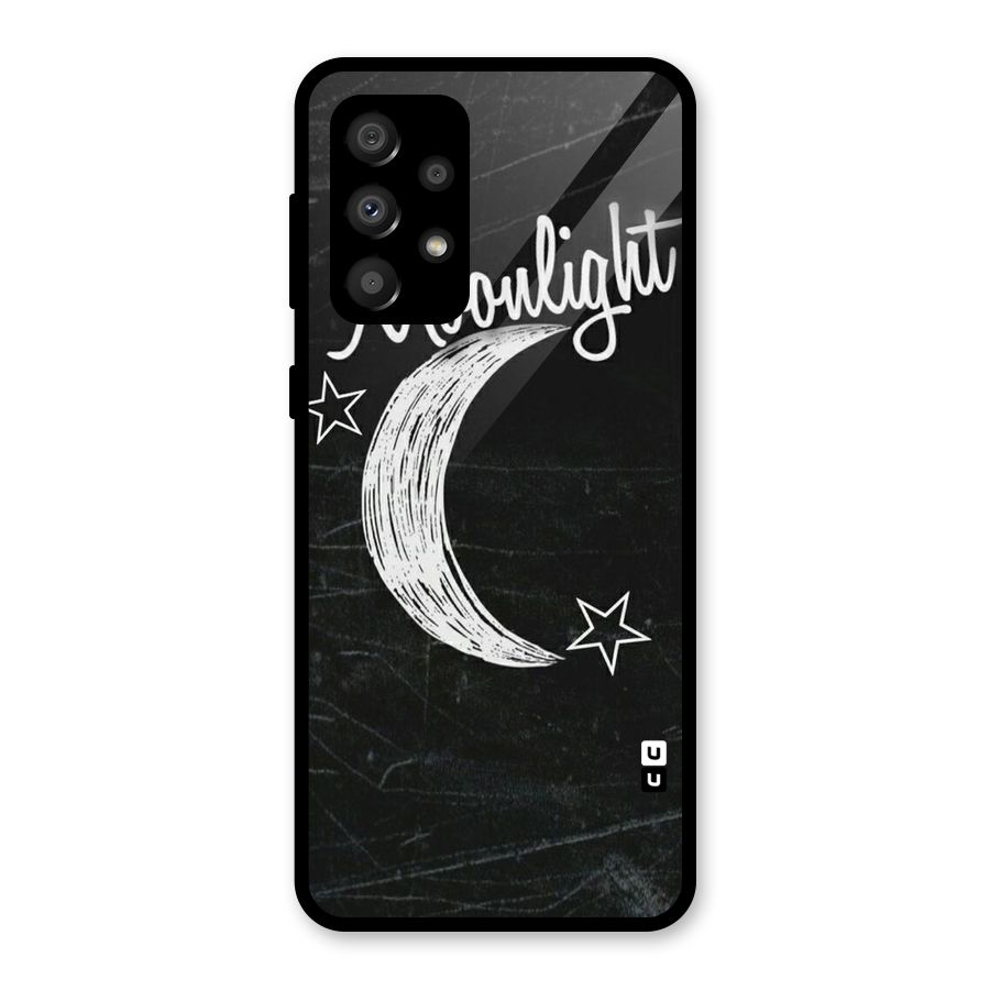 Moon Light Glass Back Case for Galaxy A32