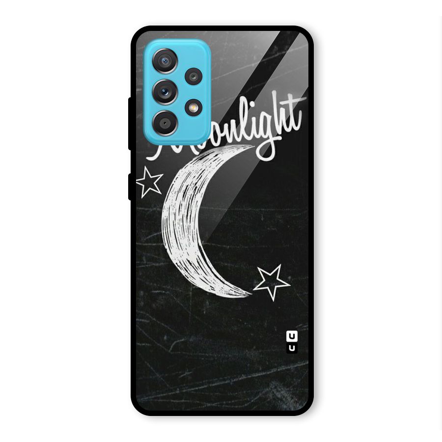 Moon Light Glass Back Case for Galaxy A52
