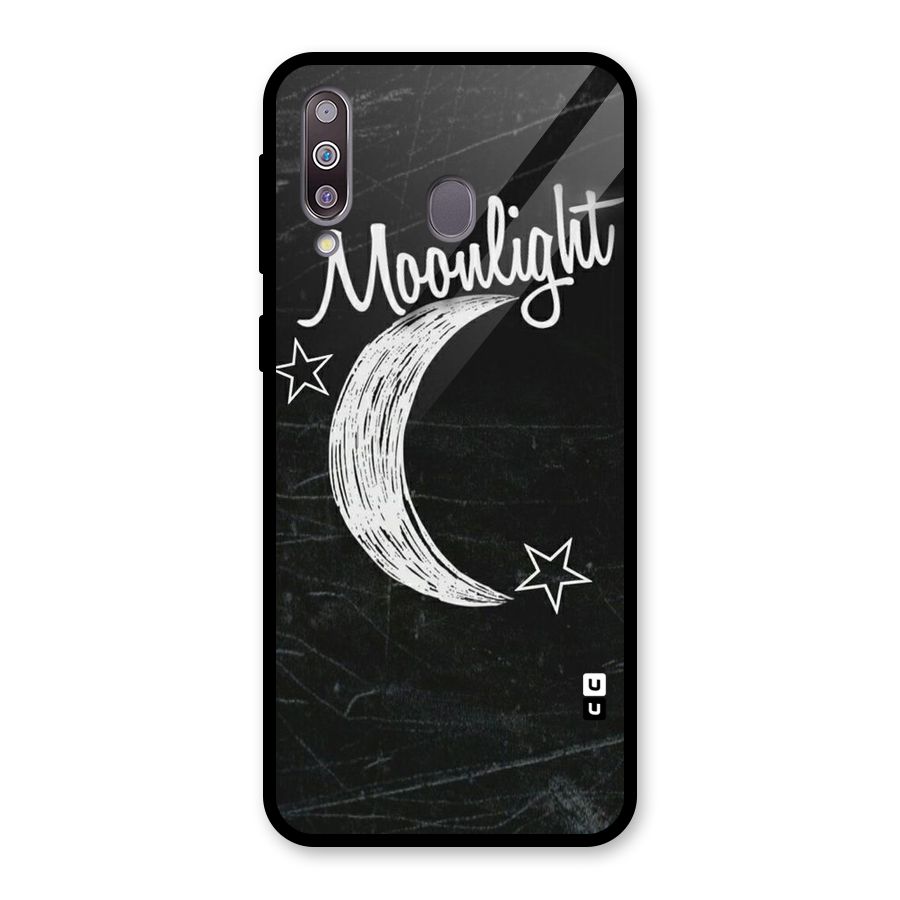 Moon Light Glass Back Case for Galaxy M30