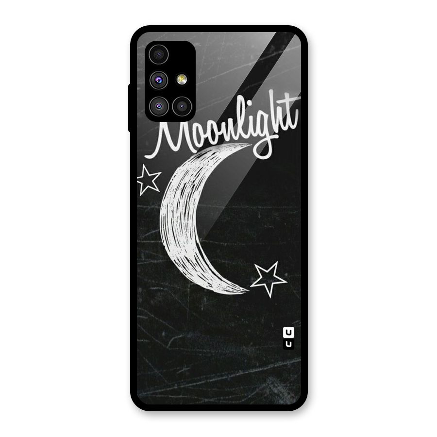 Moon Light Glass Back Case for Galaxy M51