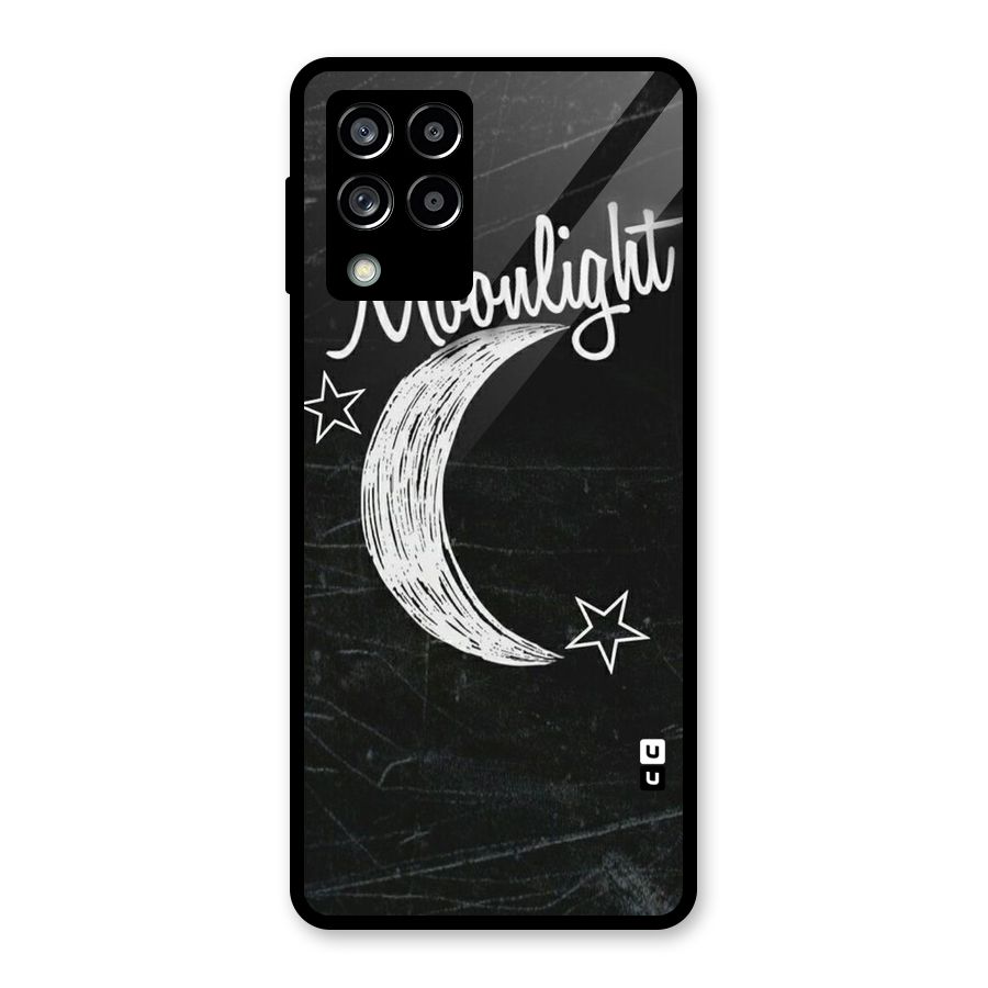 Moon Light Glass Back Case for Galaxy M53 5G