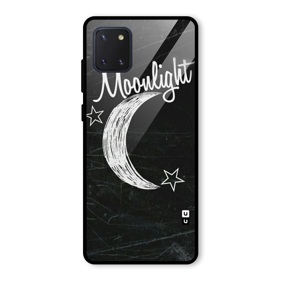Moon Light Glass Back Case for Galaxy Note 10 Lite