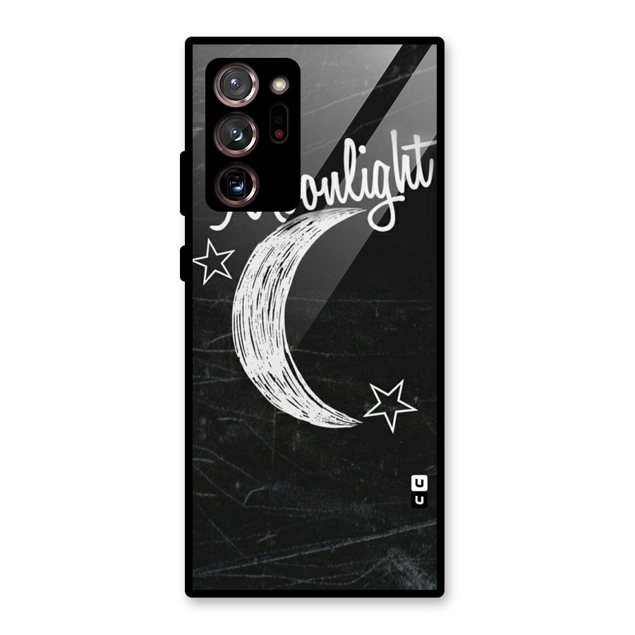 Moon Light Glass Back Case for Galaxy Note 20 Ultra