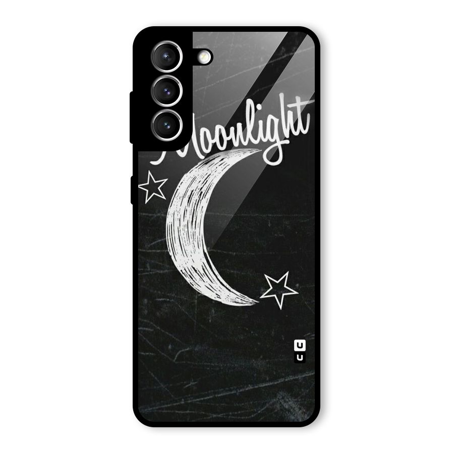 Moon Light Glass Back Case for Galaxy S21 5G