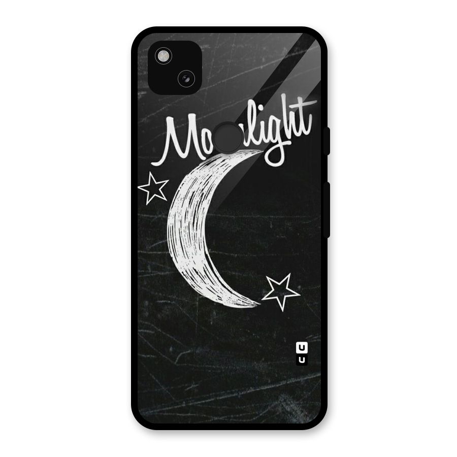 Moon Light Glass Back Case for Google Pixel 4a