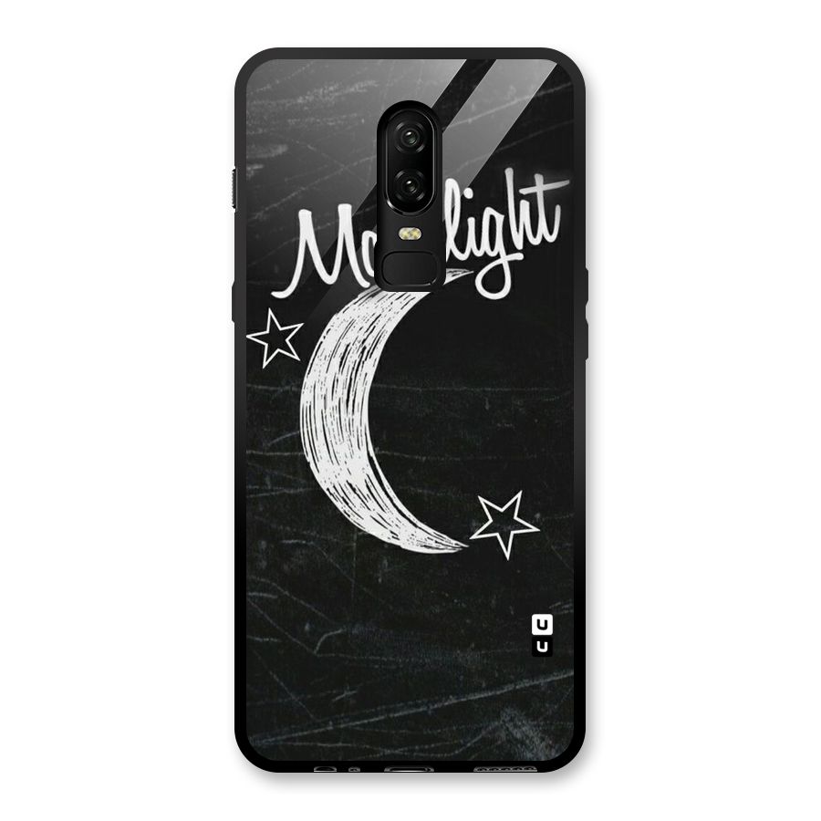 Moon Light Glass Back Case for OnePlus 6