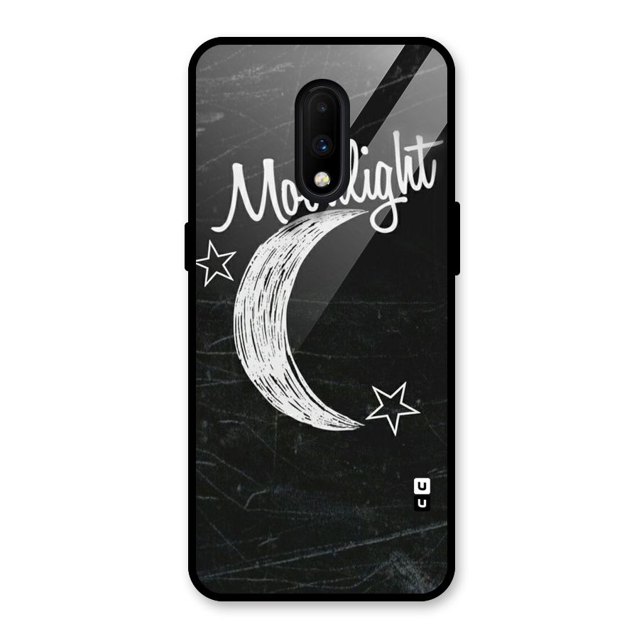 Moon Light Glass Back Case for OnePlus 7