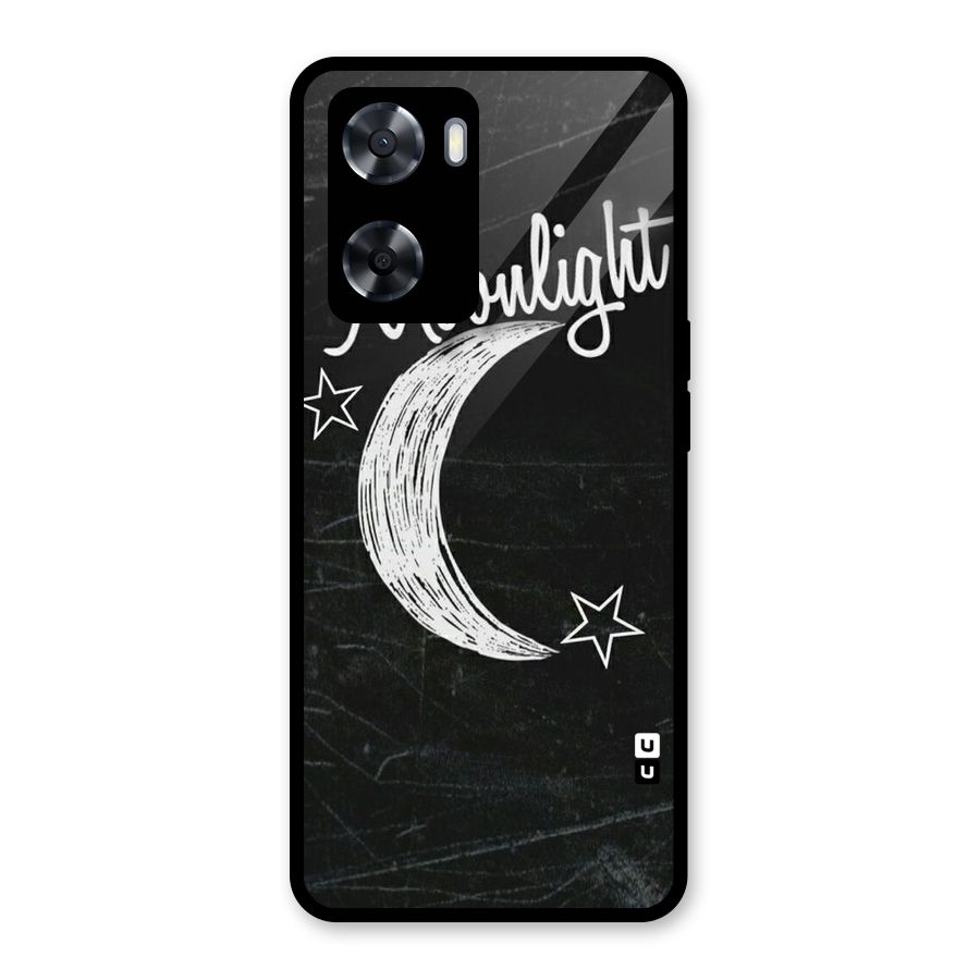 Moon Light Glass Back Case for Oppo A57 2022