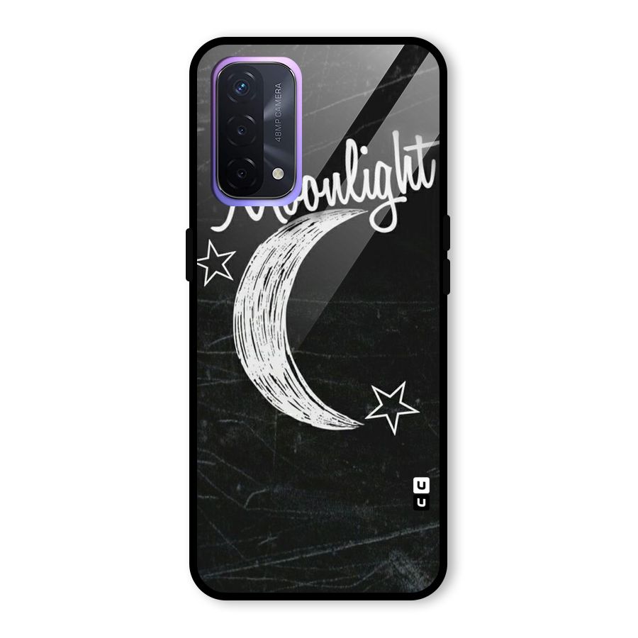Moon Light Glass Back Case for Oppo A74 5G