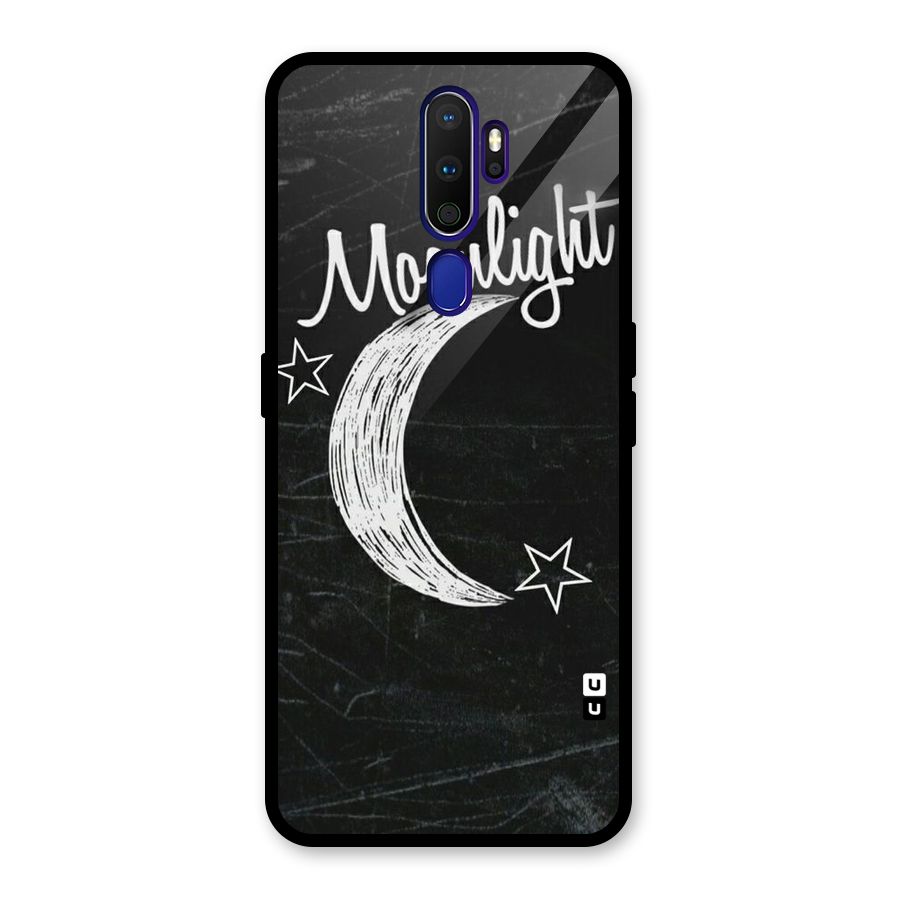 Moon Light Glass Back Case for Oppo A9 (2020)