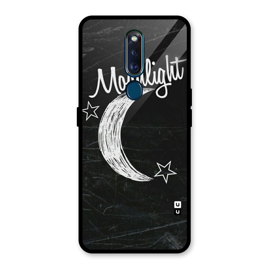 Moon Light Glass Back Case for Oppo F11 Pro