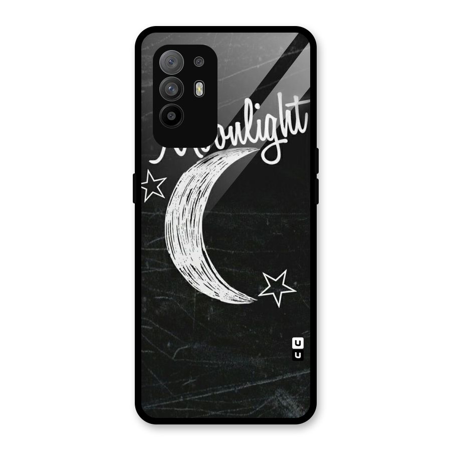 Moon Light Glass Back Case for Oppo F19 Pro Plus 5G