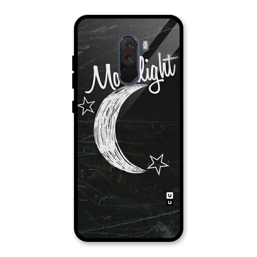 Moon Light Glass Back Case for Poco F1