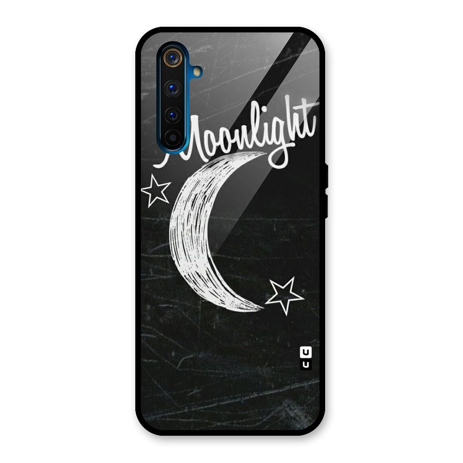 Moon Light Glass Back Case for Realme 6 Pro