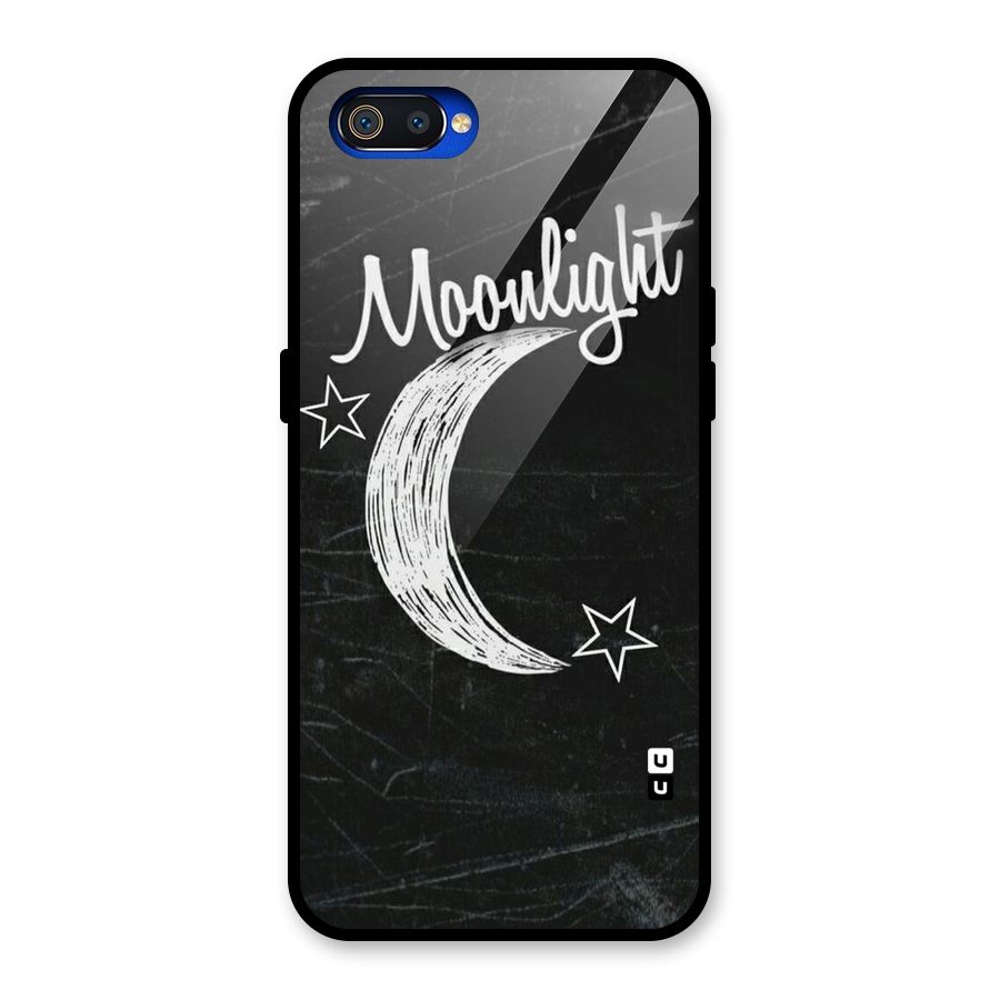 Moon Light Glass Back Case for Realme C2