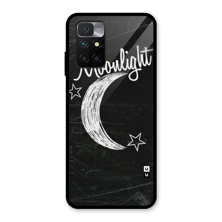 Moon Light Glass Back Case for Redmi 10 Prime