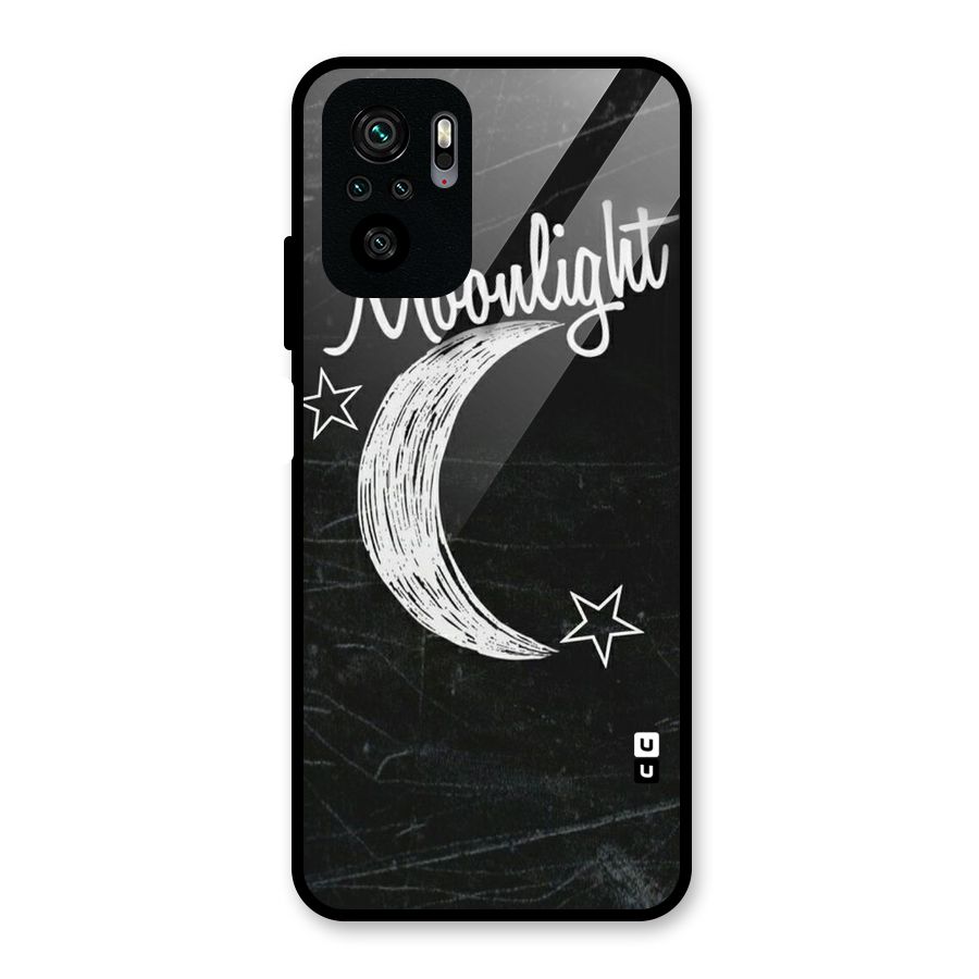 Moon Light Glass Back Case for Redmi Note 10S